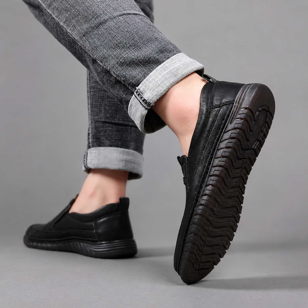 Ortomax Leather Shoe